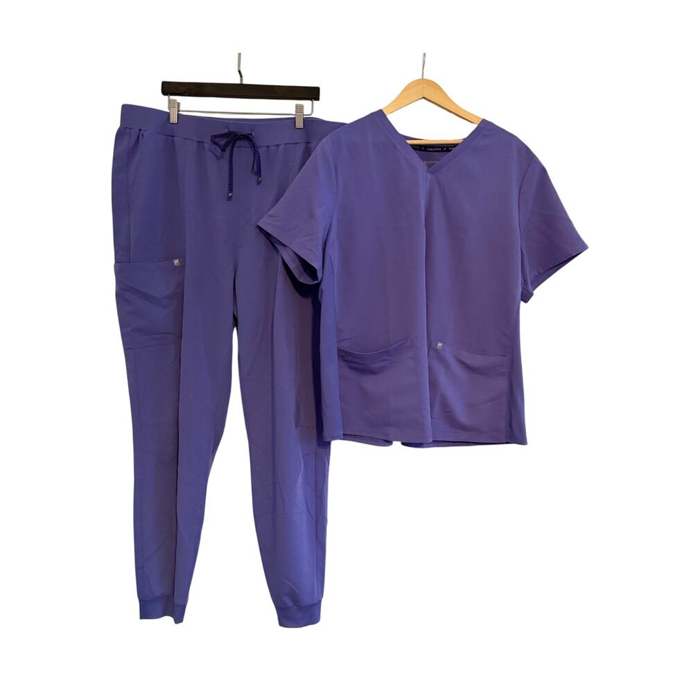 NWT Fabletics Scrub Set Method Flex Top High Rise… - image 2